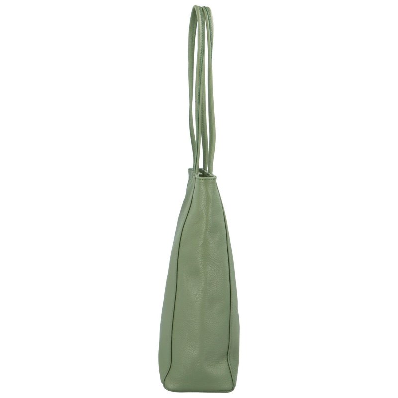Luxusní dámská kožená kabelka Jane, zelená