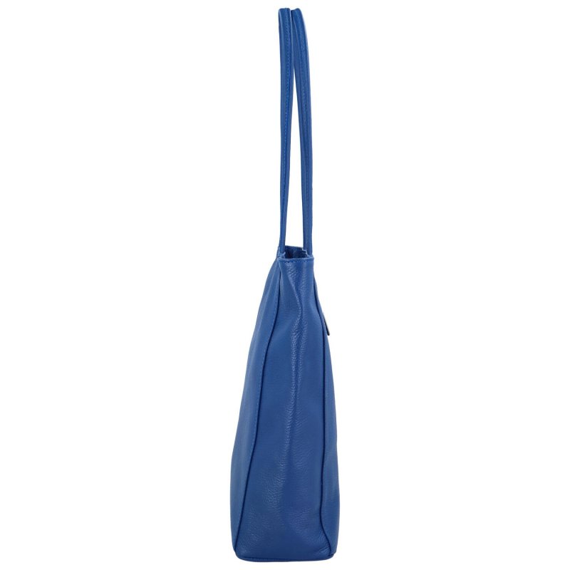 Luxusní dámská kožená kabelka Jane, královská modrá