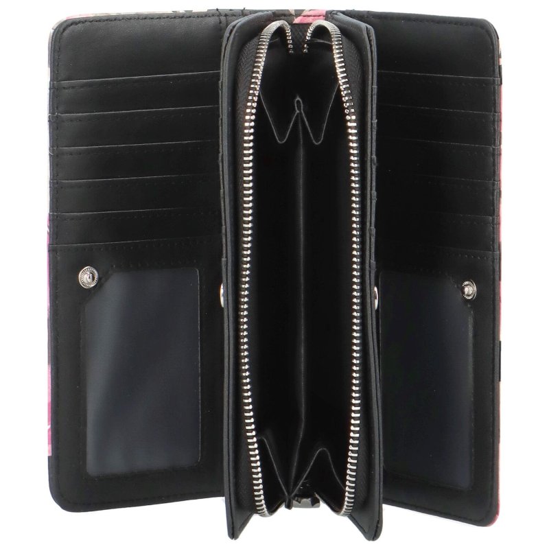 Prostorná dámská koženková peněženka Elano, černá