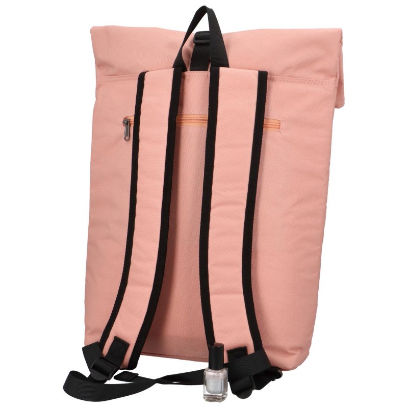 Praktický látkový batoh na notebook Lauko, růžová