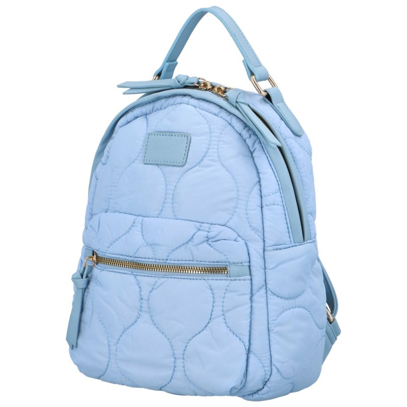 Stylový dámský textilní batůžek Vivi, modrá