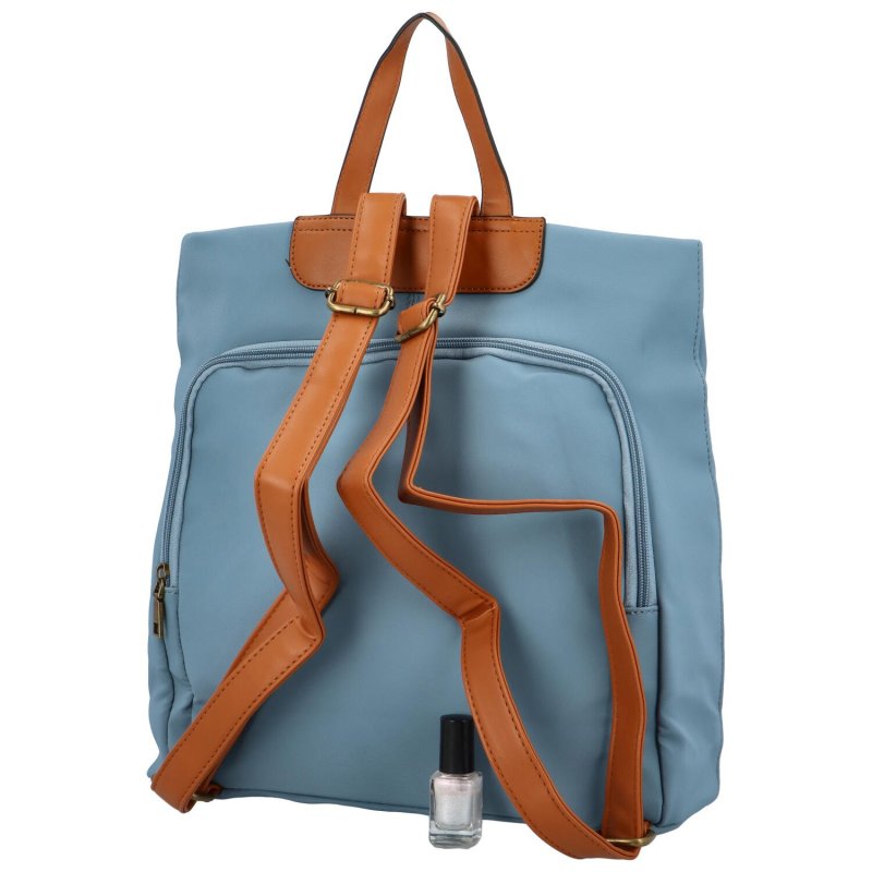 Elegantní dámský textilní batoh Ludmila, světle modrá