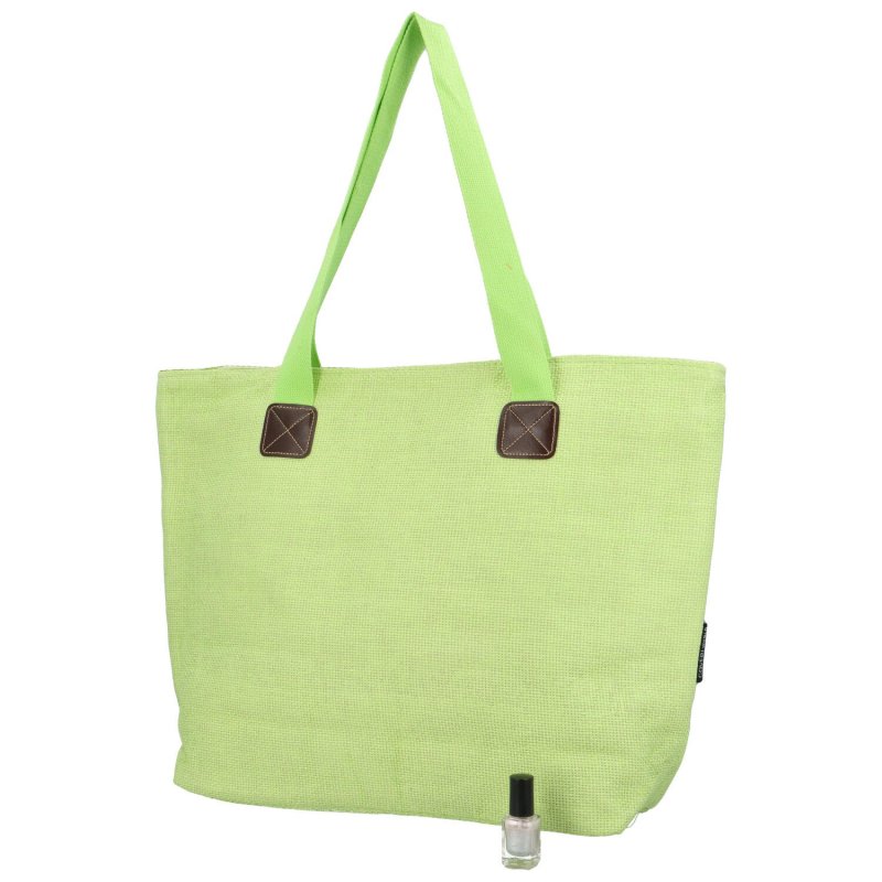 Pohodová dámská plážová taška Aneta, zelená