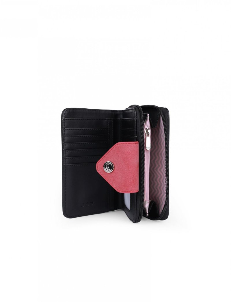 Dámská koženková peněženka VUCH Gorgo, růžová