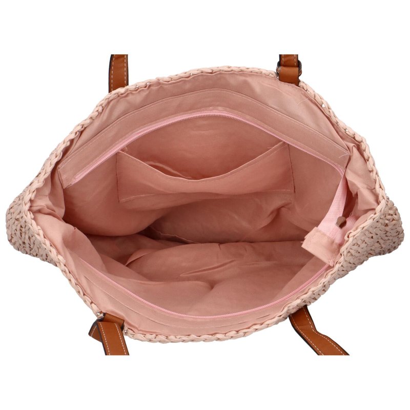 Stylová letní taška přes rameno Simona, růžová