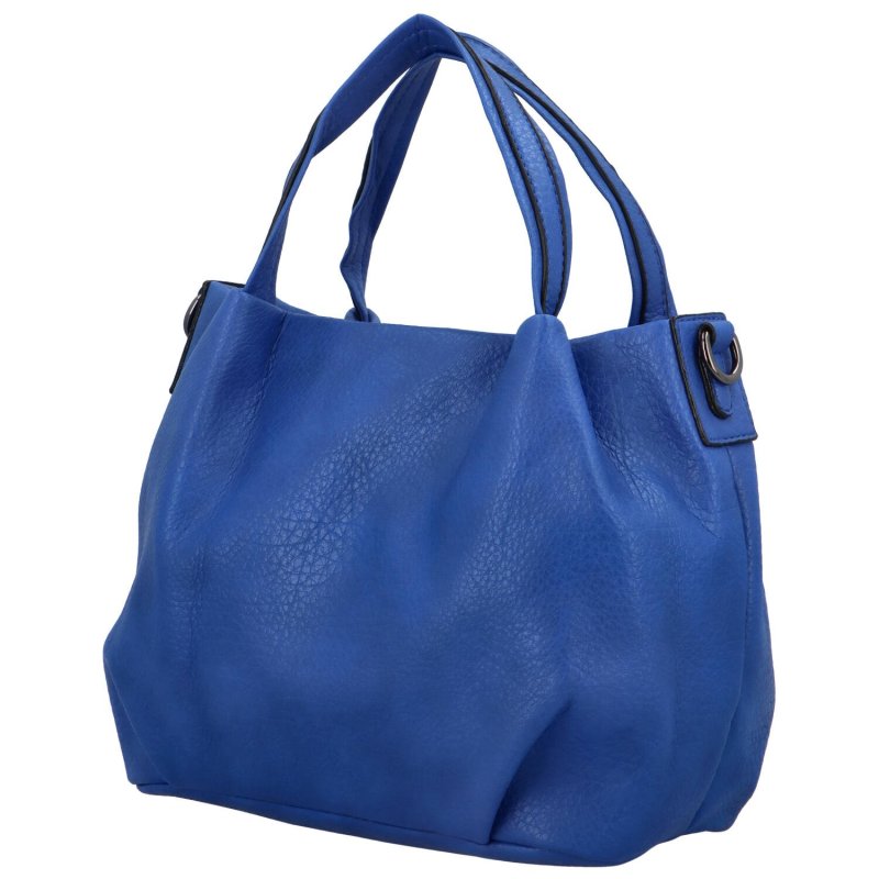 Nadčasová kabelka do ruky Minu, výrazná modrá