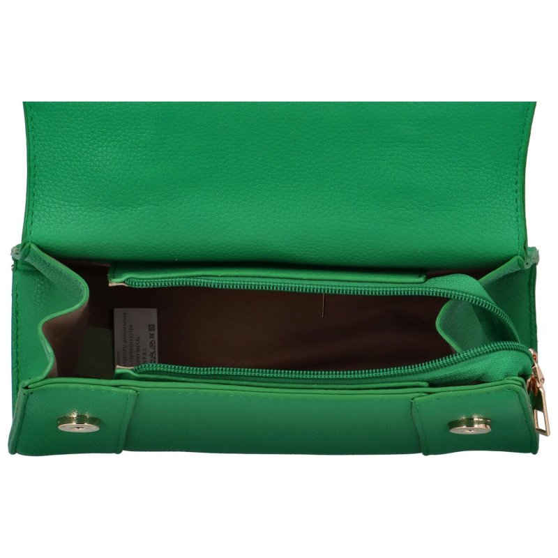 Elegantní dámská koženková kabelka do ruky Lokera, zelená