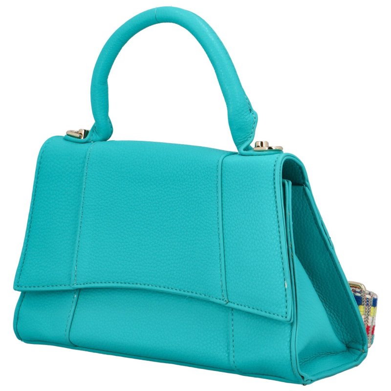 Elegantní dámská koženková kabelka do ruky Lokera, výrazná modrá