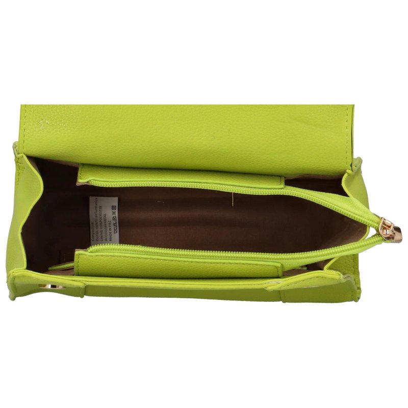 Elegantní dámská koženková kabelka do ruky Lokera, výrazná zelená