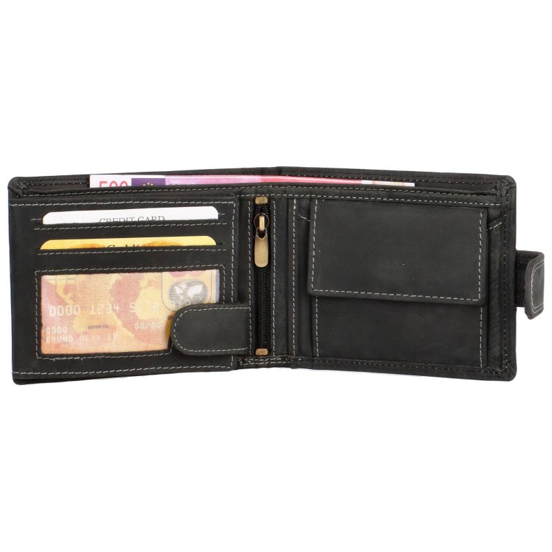 Luxusní pánská kožená peněženka Evereno, blíženci
