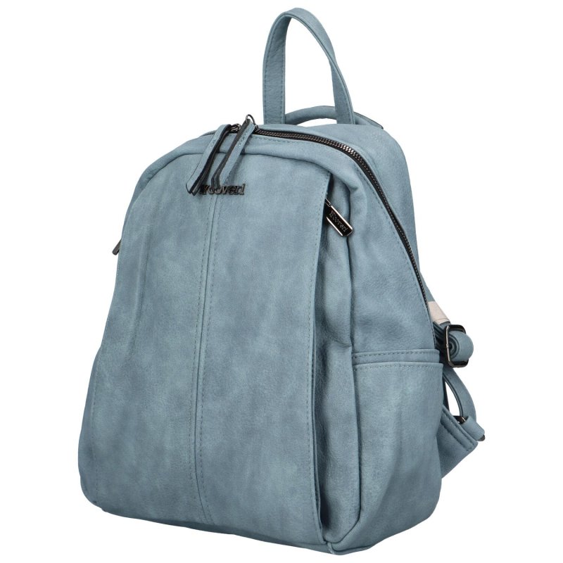 Jednoduchý dámský kabelko/batoh Olívie, světle modrá