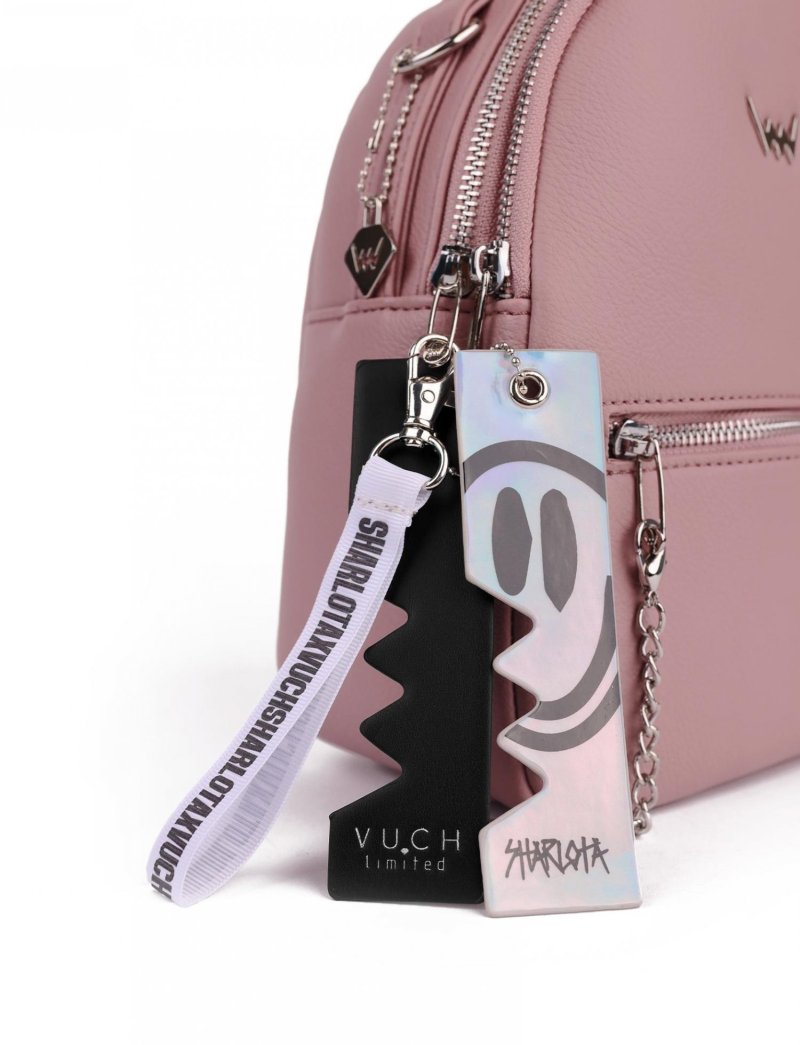Dámský koženkový batoh VUCH Wild One Adventure , limitovaná edice růžový