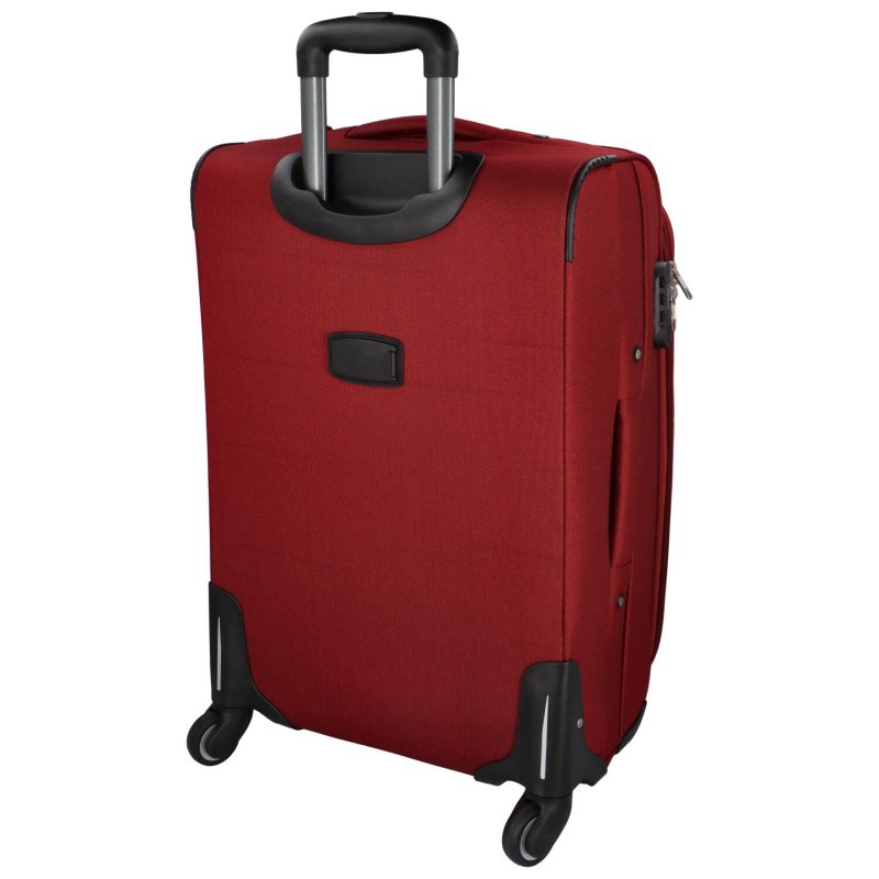 Cestovní kufr Terra velikost L, červený