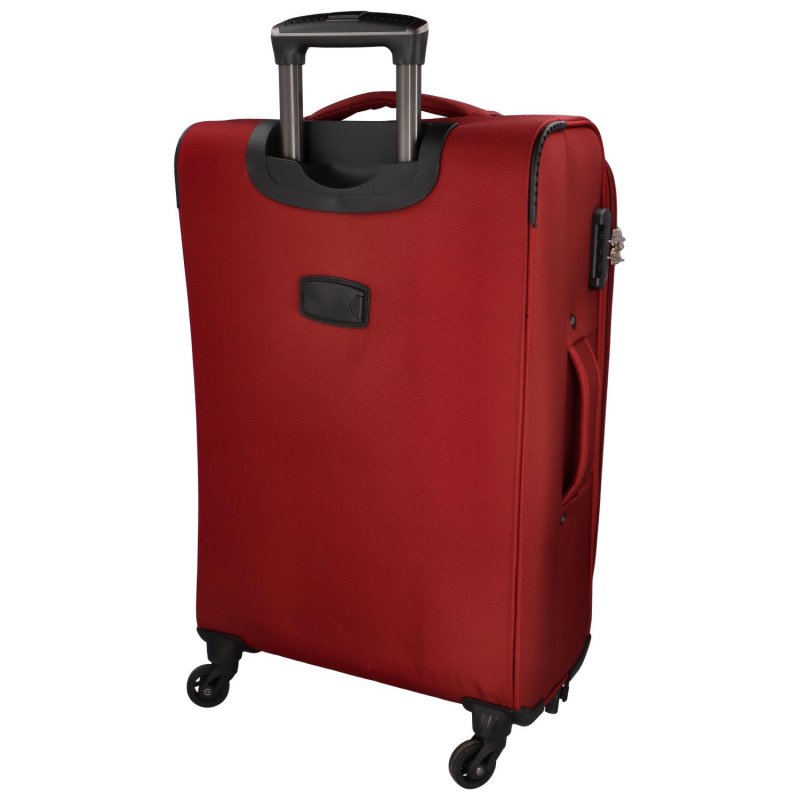 Ultralehký textilní kufr AirPack vel. S, červený