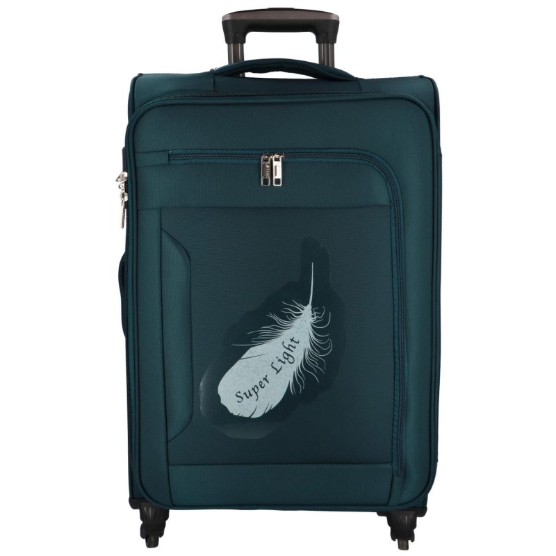 Ultralehký textilní kufr AirPack vel. S, zelený