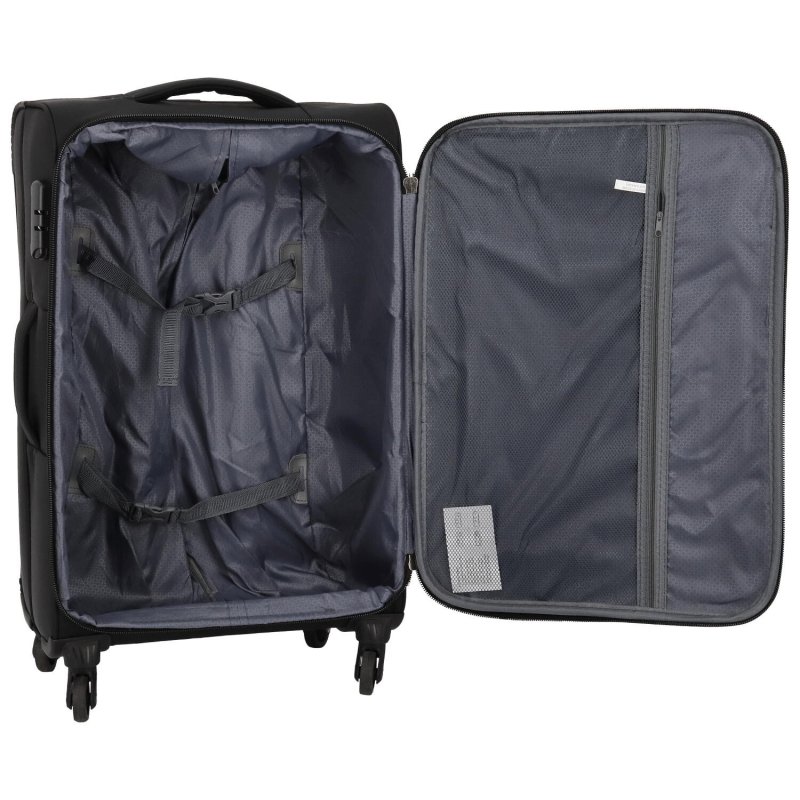 Ultralehký textilní kufr AirPack vel. M, černý