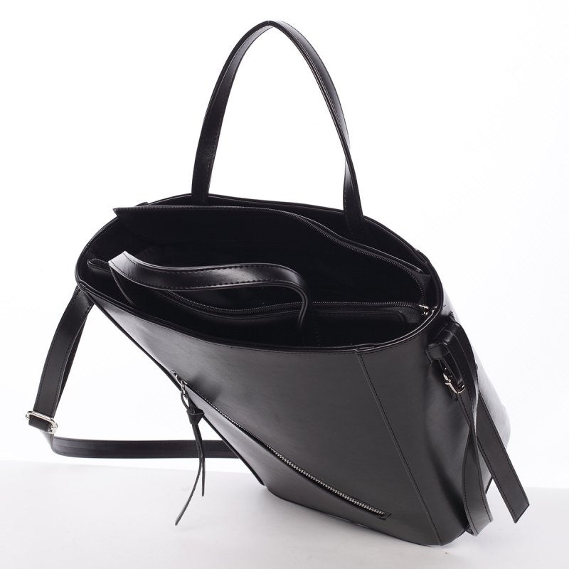 Luxusní dámská kabelka přes rameno Anabel, černá