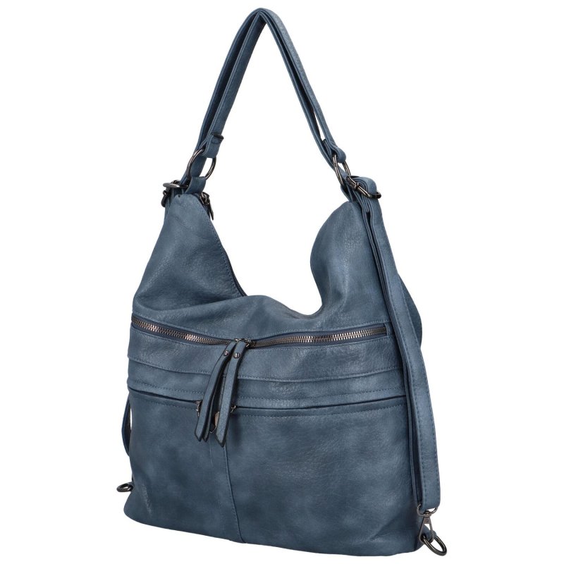 Stylová dámská kabelka/batoh Perino, modrá