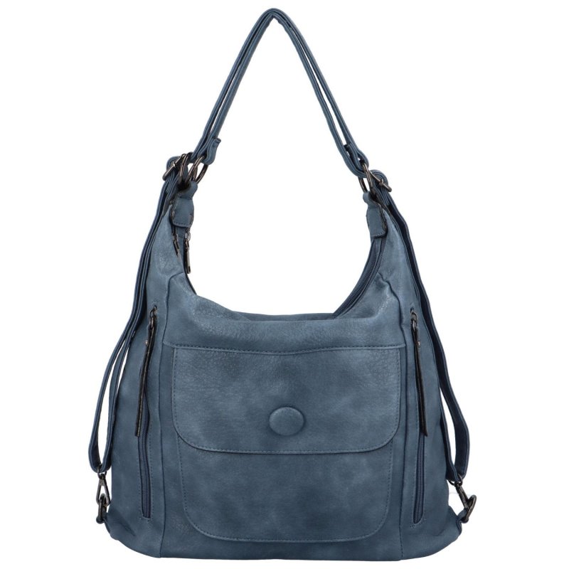 Trendová dámská kabelka/batoh Retion, modrá