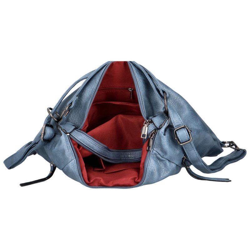 Trendová dámská kabelka/batoh Retion, modrá