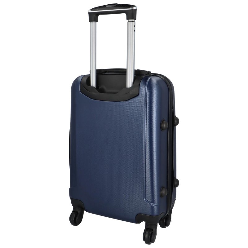 Plastový cestovní kufr Peek, tmavě modrý M