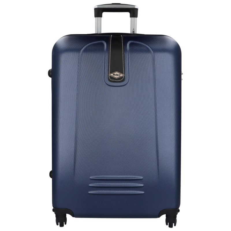 Plastový cestovní kufr Peek, tmavě modrý L