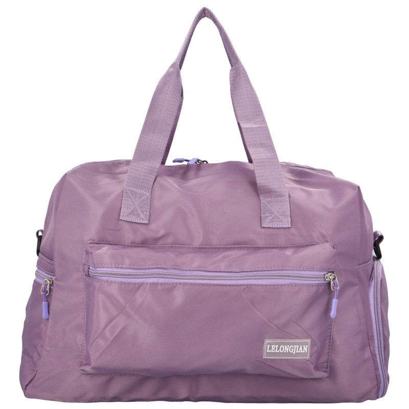 Prostorná dámská cestovní taška Sáre, fialová