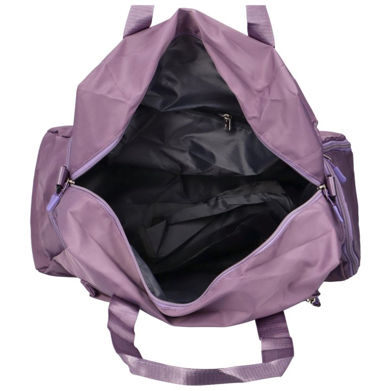 Prostorná dámská cestovní taška Sáre, fialová