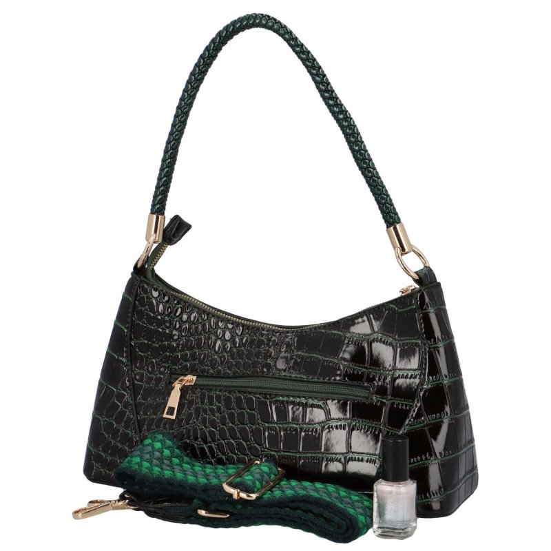 Luxusní dámská kabelka Silue, zelená