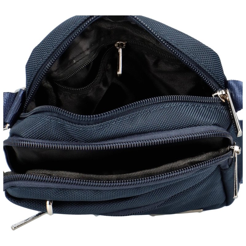 Praktická pánská crossbody taška Terudo, modrá