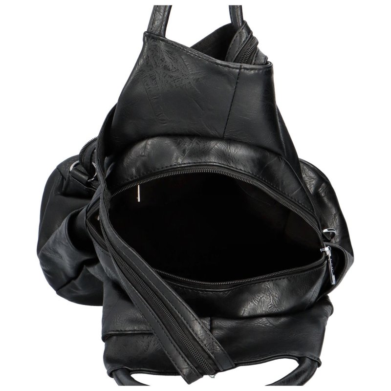 Trendový dámský batoh Zuela, černá