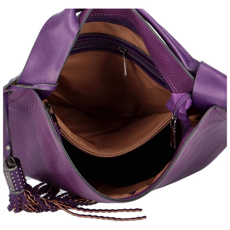 Trendová dámská kabelka Tissa, fialová