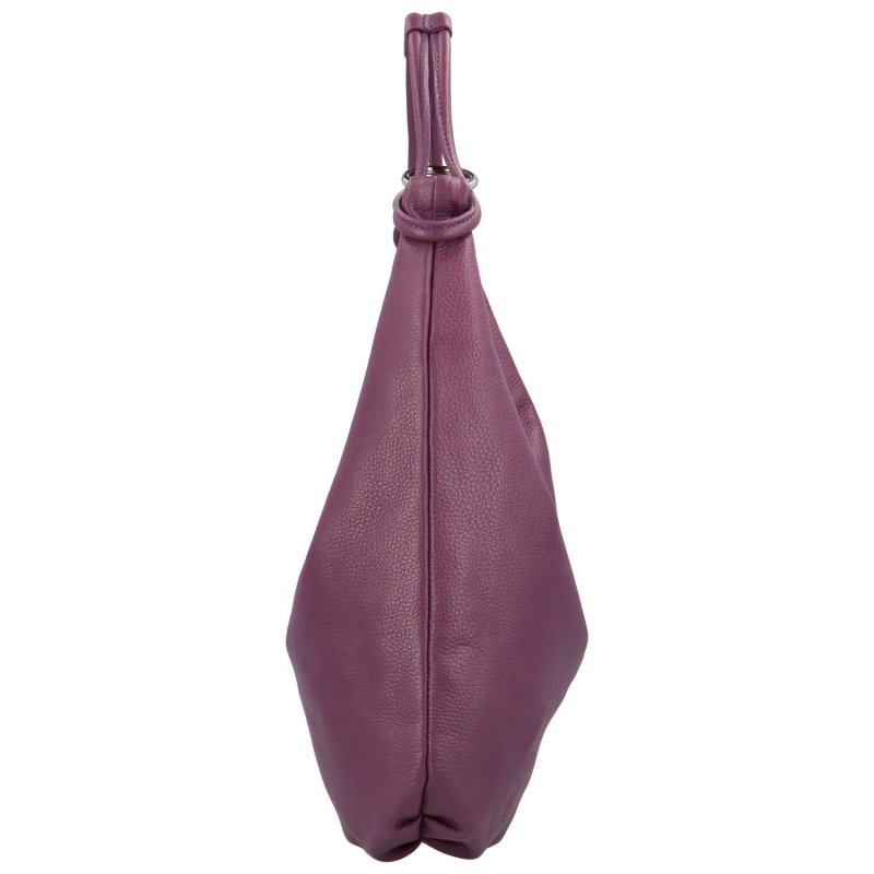 Elegantní kožená kabelka Sofia, fialová