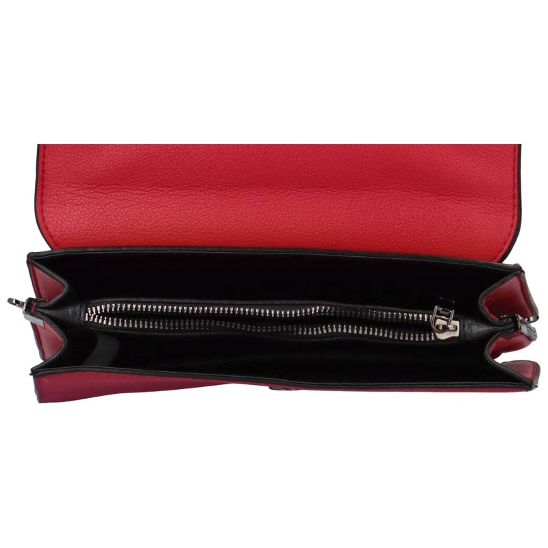 Luxusní dámská koženková kabelka Trinida , tmavě růžová