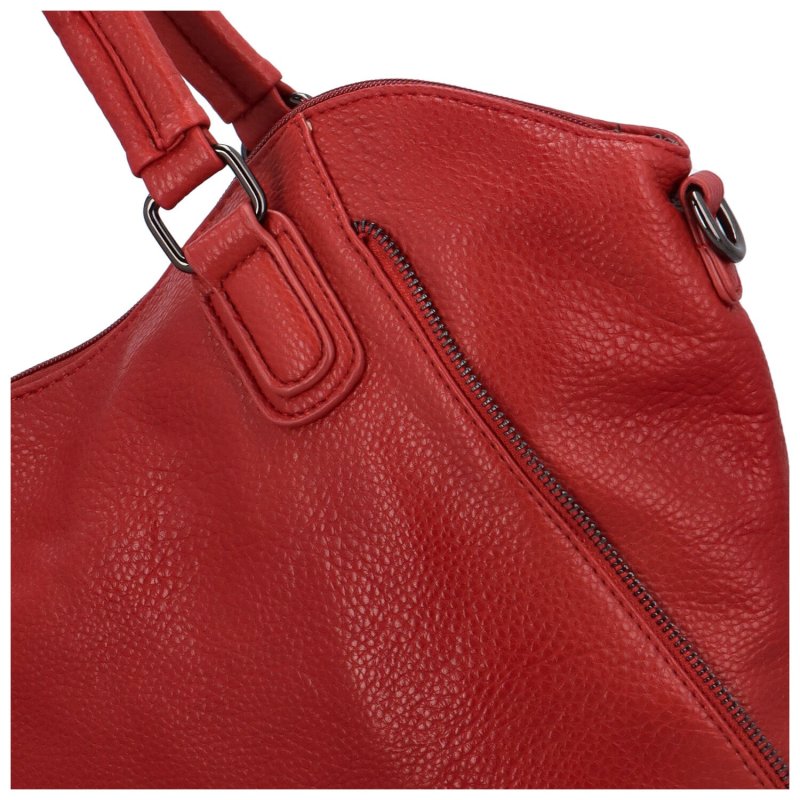 Stylová dámská kabelka do ruky Kassandra, červená