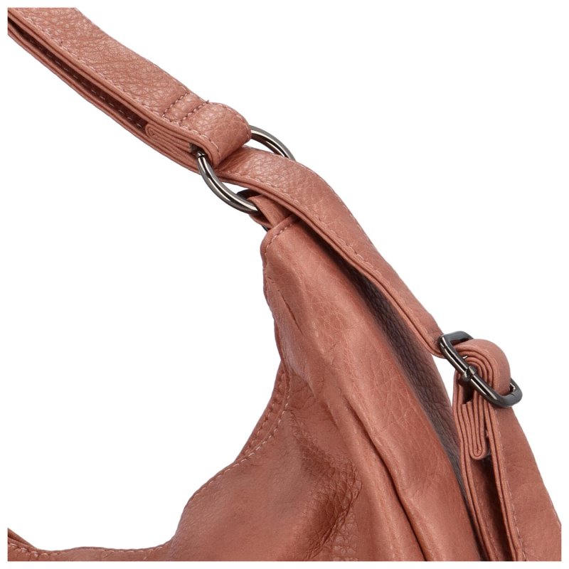 Stylový dámský kabelko-batoh Coveri Bailee, růžová