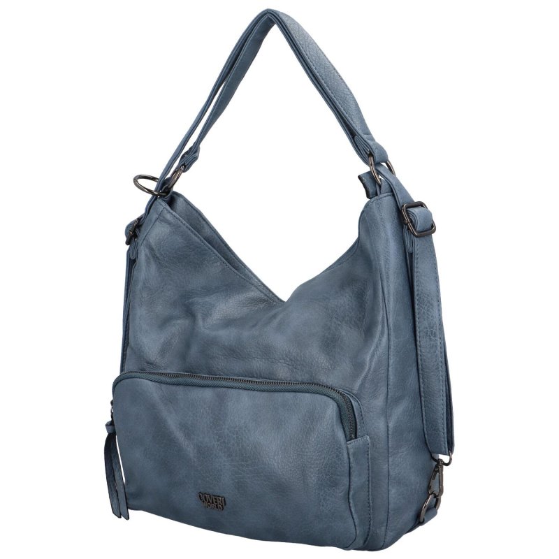Stylový dámský kabelko-batoh Coveri Bailee, modrá