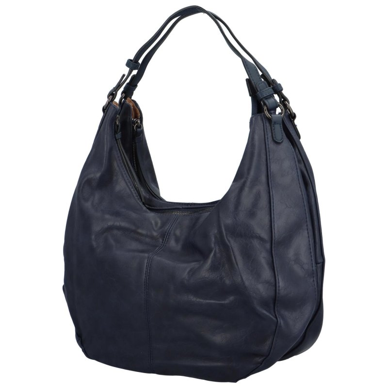 Stylová dámská kabelka přes rameno INT COMPANY Kimora, tmavě modrá