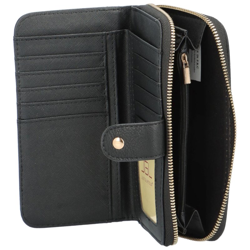 Trendy dámská koženková peněženka Bellina, černá