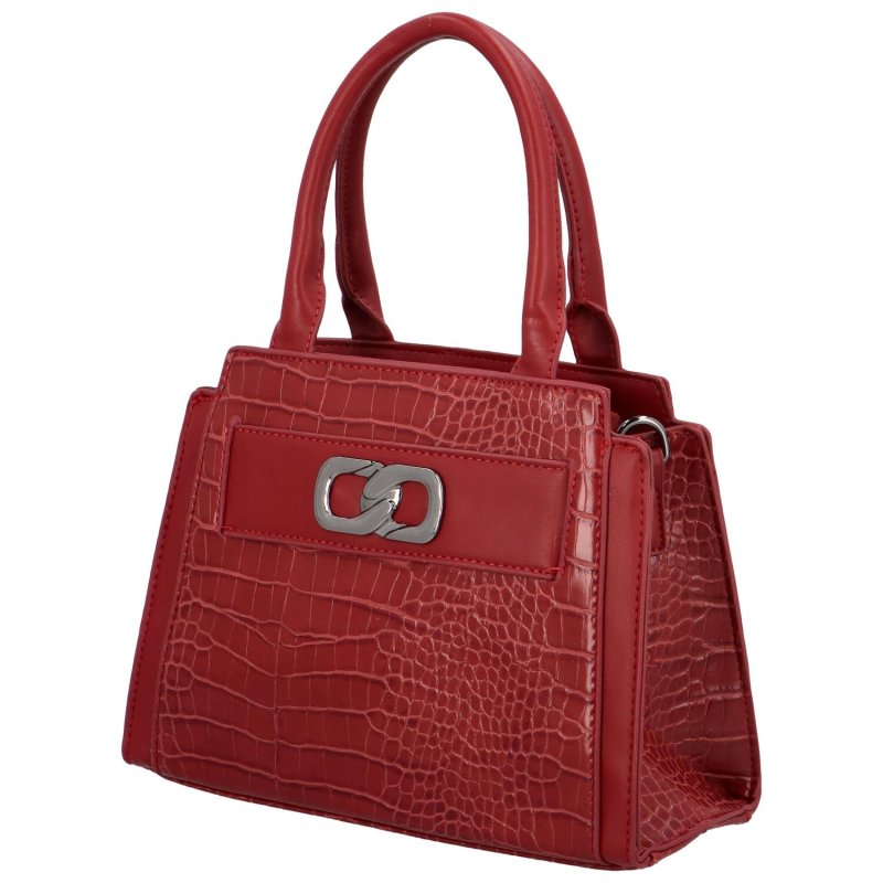 Luxusní malá dámská kabelka Meonia, červená