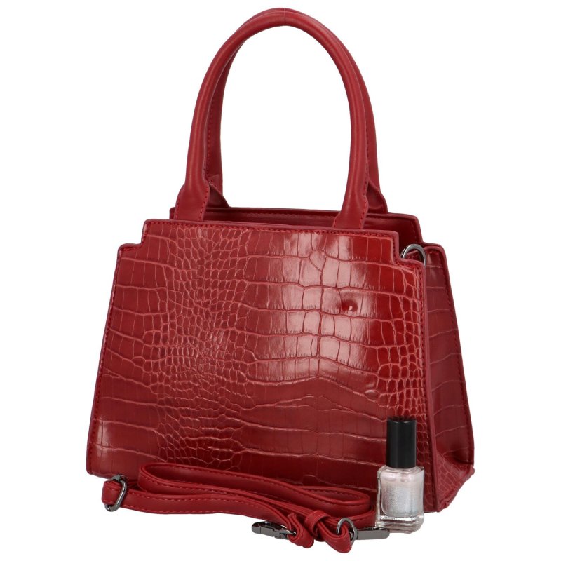 Luxusní malá dámská kabelka Meonia, červená