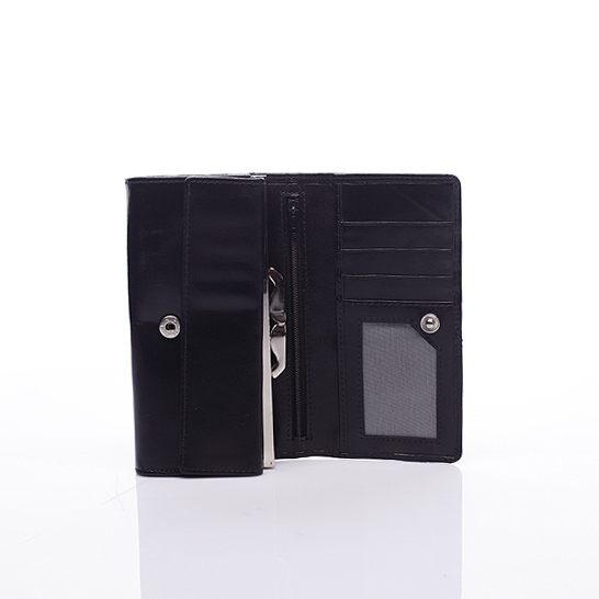 Dámská kožená peněženka Snappy in Black