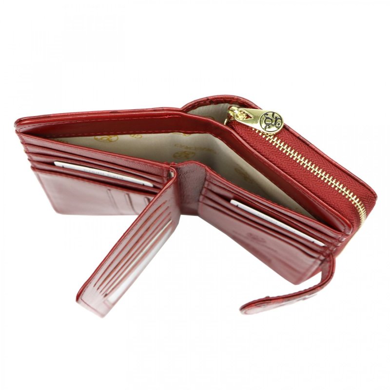 Módní dámská kožená peněženka Gregorio Jimelia, červená