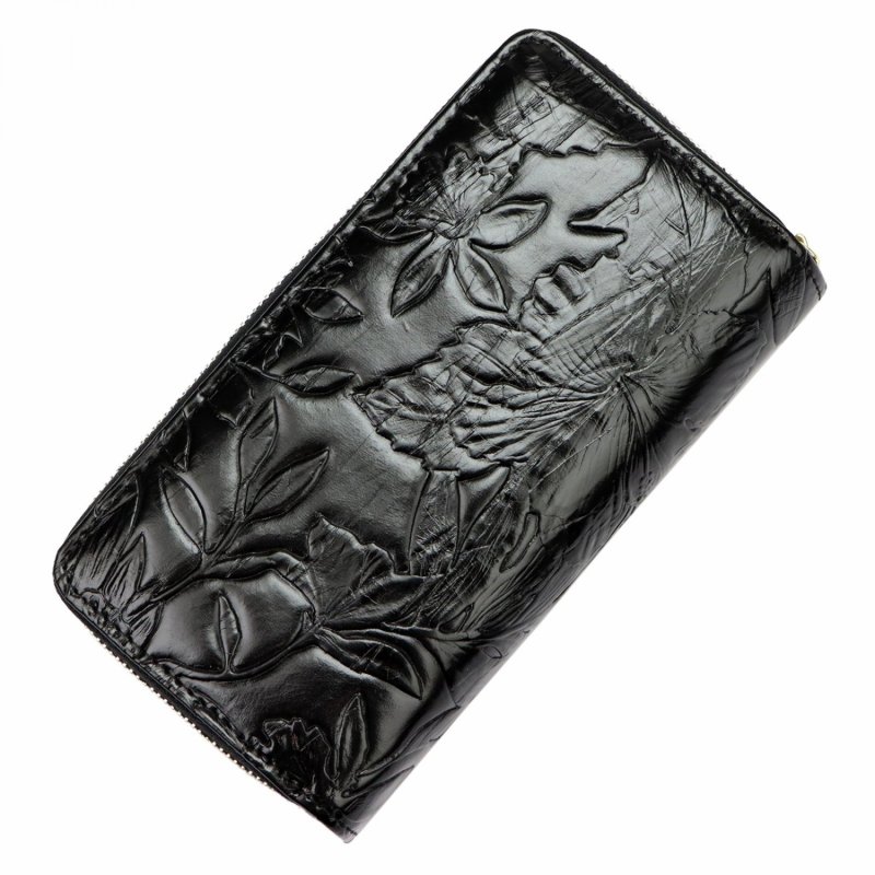 Módní dámská kožená peněženka Gregorio Jimelia, černá