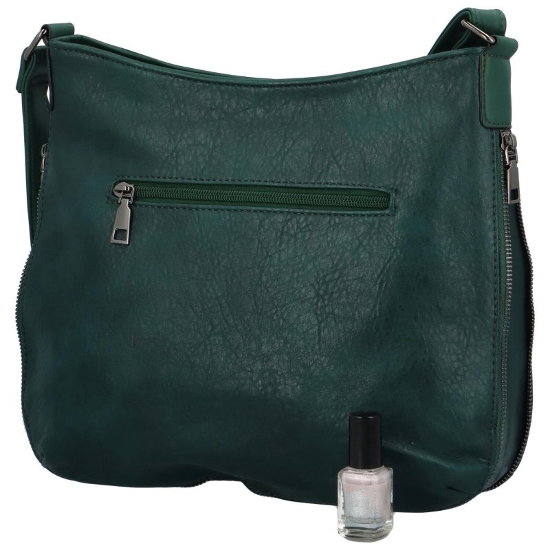 Stylová dámská kabelka přes rameno Casmine, zelená