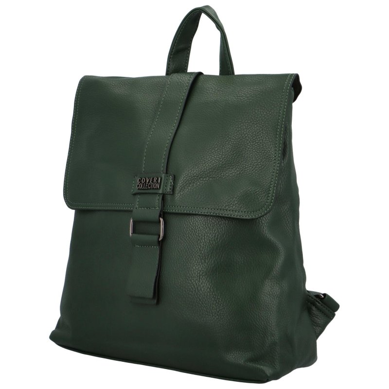 Stylový dámský kabelko-batoh Coveri Citlali, zelená