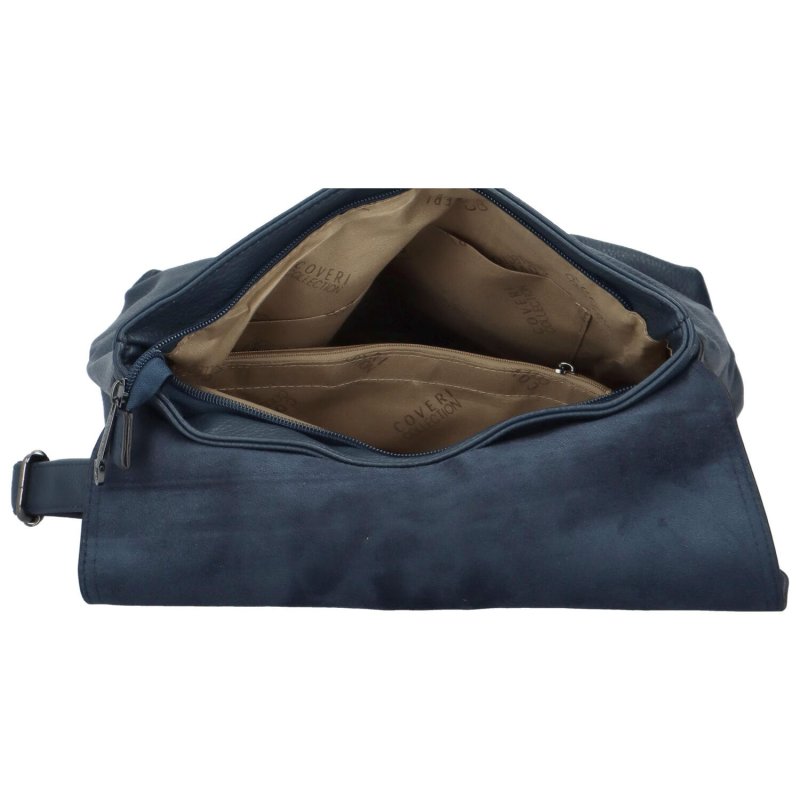 Stylový dámský kabelko-batoh Coveri Citlali, modrá