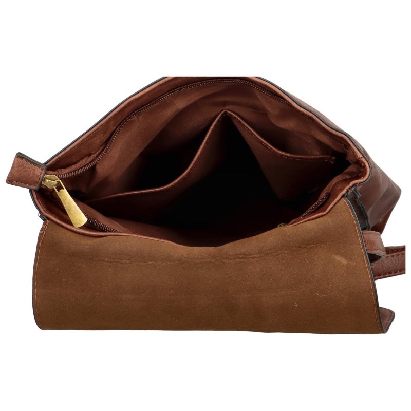 Trendový dámský kabelko-batoh Surprise, tmavě hnědá