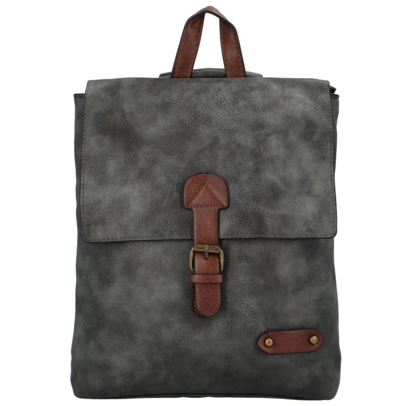 Trendový dámský kabelko-batoh Surprise, šedá