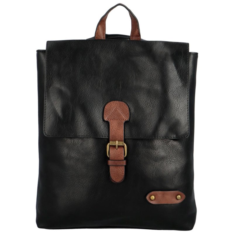 Trendový dámský kabelko-batoh Surprise, černá